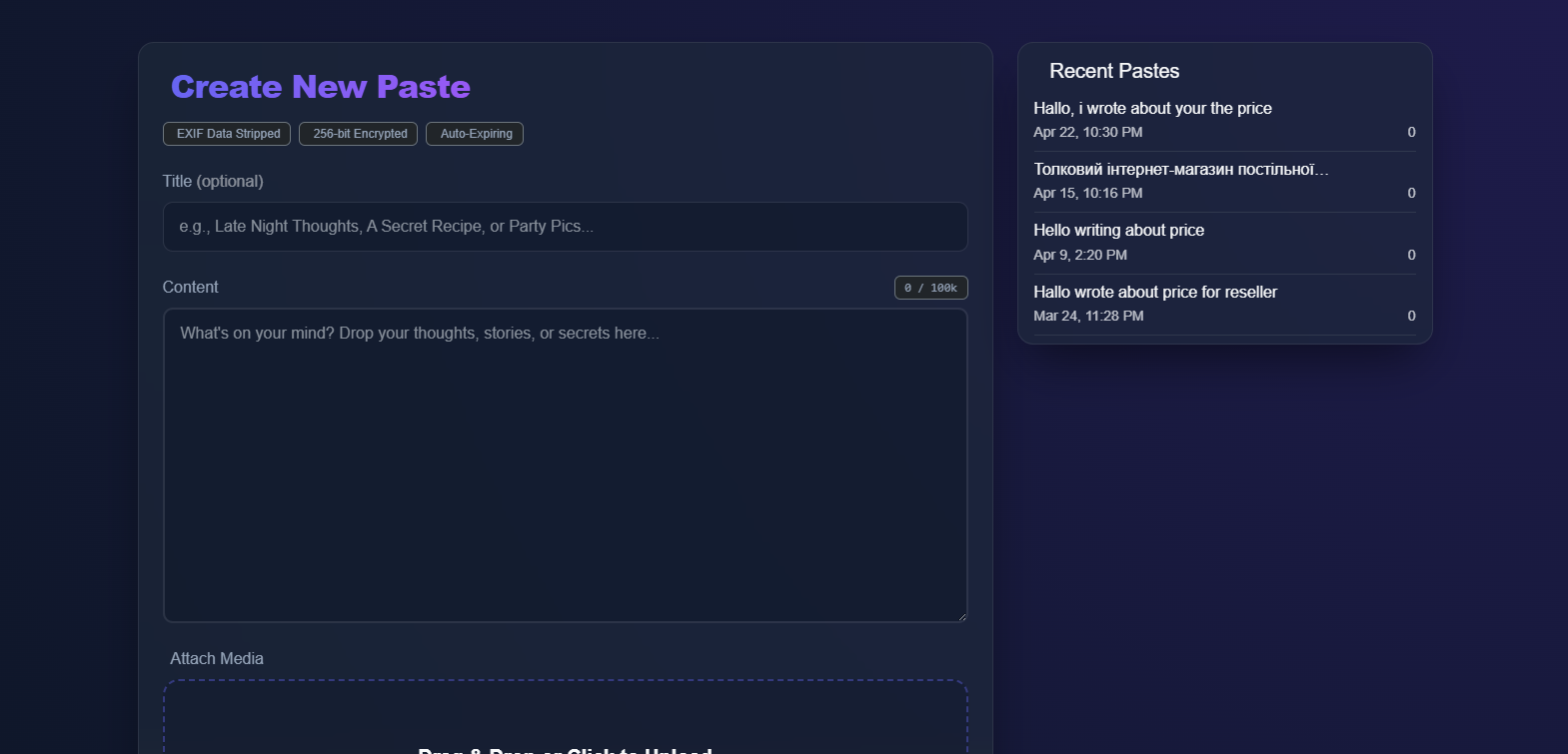 Paste It Here